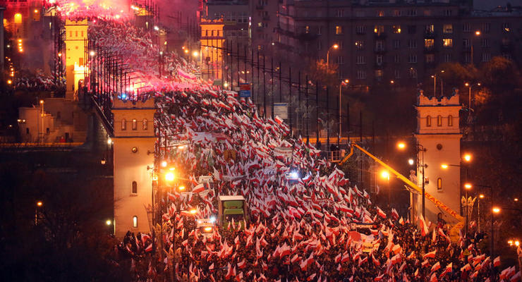 Марш националистов в Варшаве: задержаны 45 человек