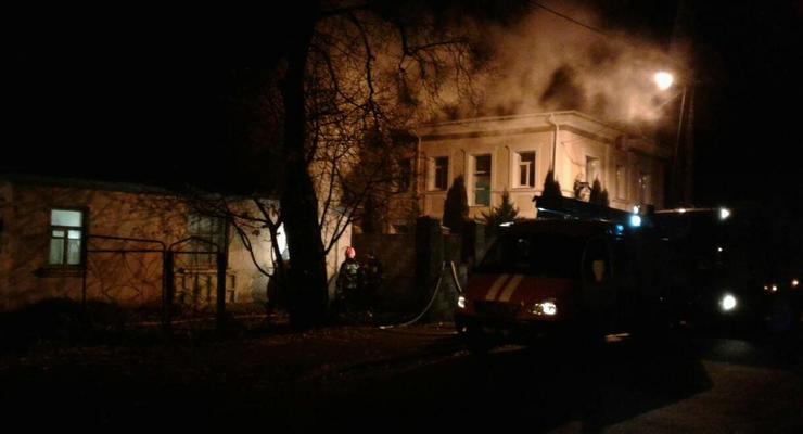 В Ровно горел жилой дом: погиб мужчина