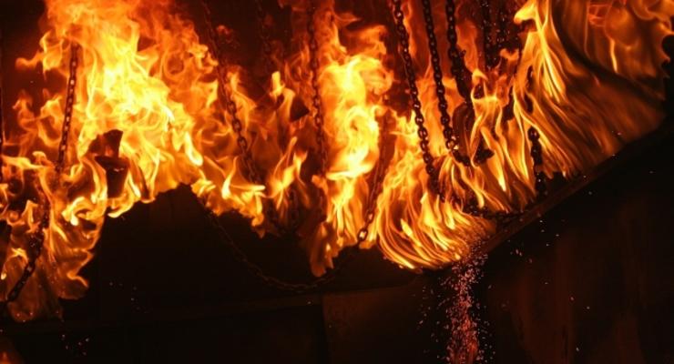 На рынке во Львове случился пожар