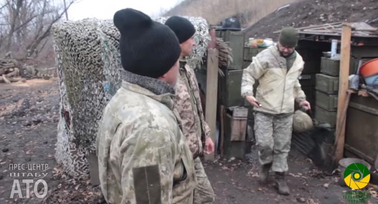 Военные показали, как выглядят окрестности Донецкого аэропорта