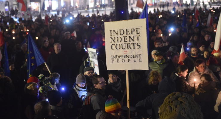 В Польше протестовали против судебной реформы