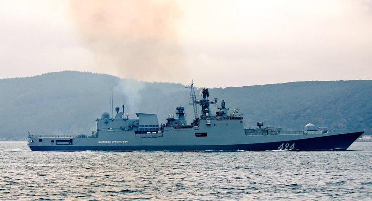 РФ направляет в Средиземное море корабль из оккупированного Крыма