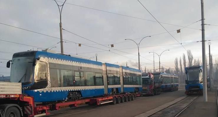Киев получил новую партию польских трамваев