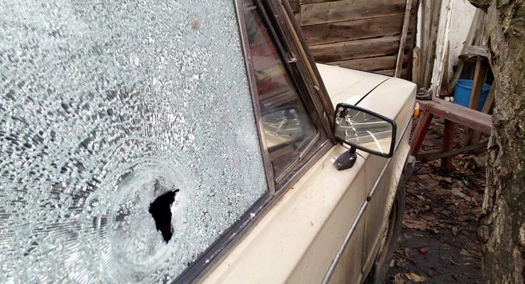 В Майорске боевики обстреляли гражданский автомобиль