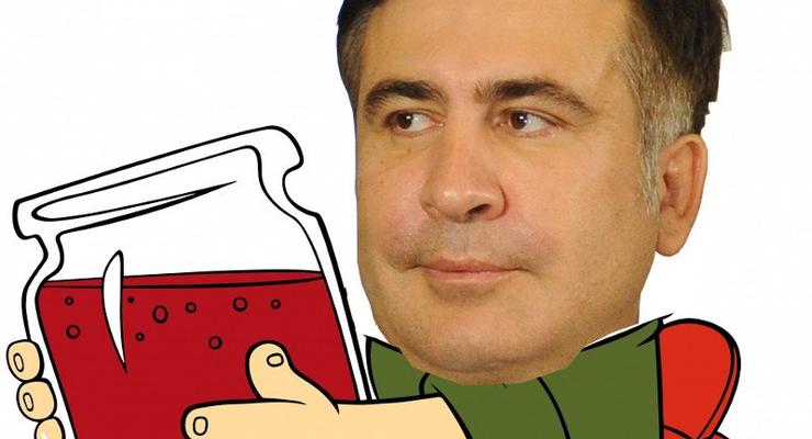 У Карлсона новый конкурент: соцсети о выходке Саакашвили
