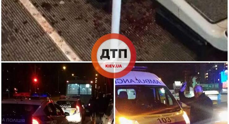 В Киеве в троллейбусе произошла кровавая драка