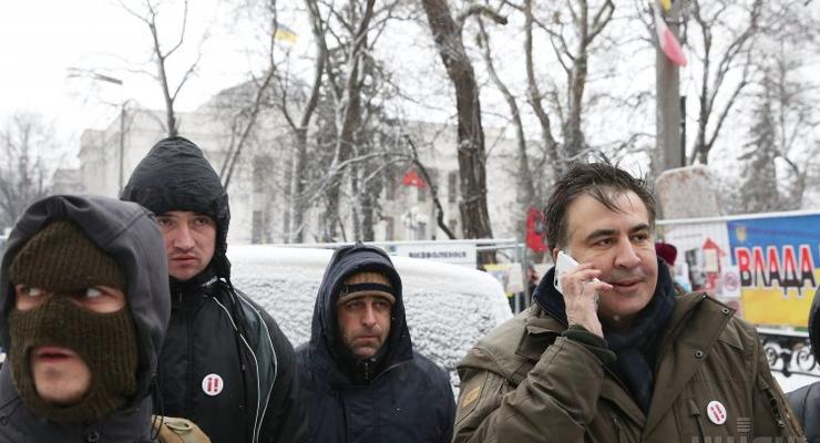 Саакашвили "послал" британского журналиста Би-би-си