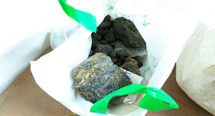 Полиция изъяла тонну янтаря стоимостью 10 миллионов гривен