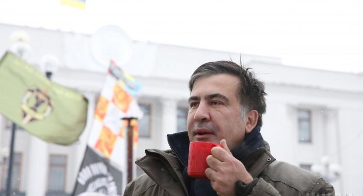 Саакашвили больше не живет в палаточном городке