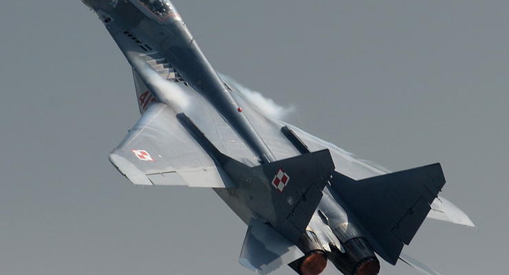 В Польше при посадке разбился истребитель МиГ-29