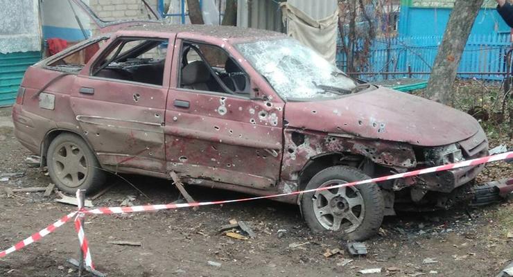 Штаб АТО показал последствия обстрела боевиками Новолуганского