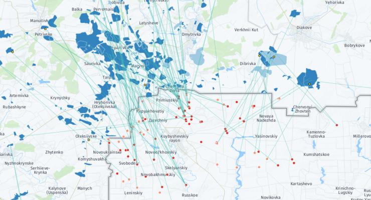 Как из России обстреливали Украину: интерактивная карта