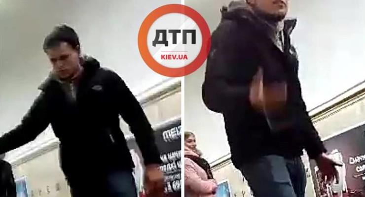На станции метро Крещатик произошла жестокая драка