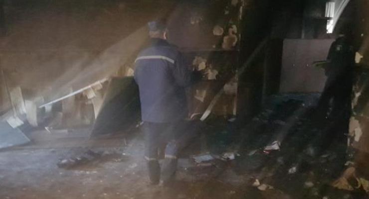 В Черновцах в школе сгорел класс и коридор