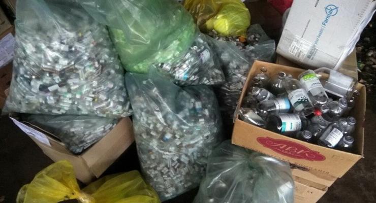 Возле Запорожья выявили свалки с тоннами медицинских отходов