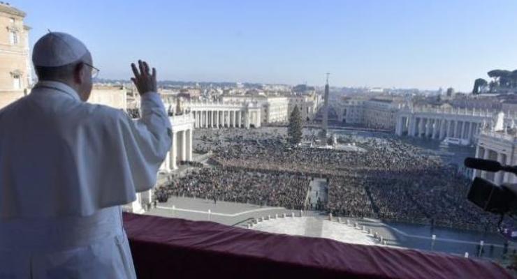 Папа Римский помолился за мир для Украины