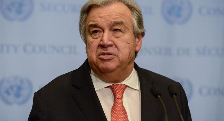 Генсек ООН поприветствовал процесс обмена пленными на Донбассе