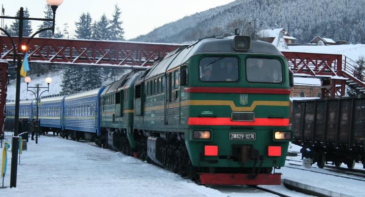 Новый год встретят в поезде более 17 тысяч украинцев