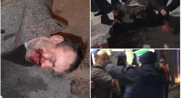 В Киеве засняли дебош двух неадекватных братьев