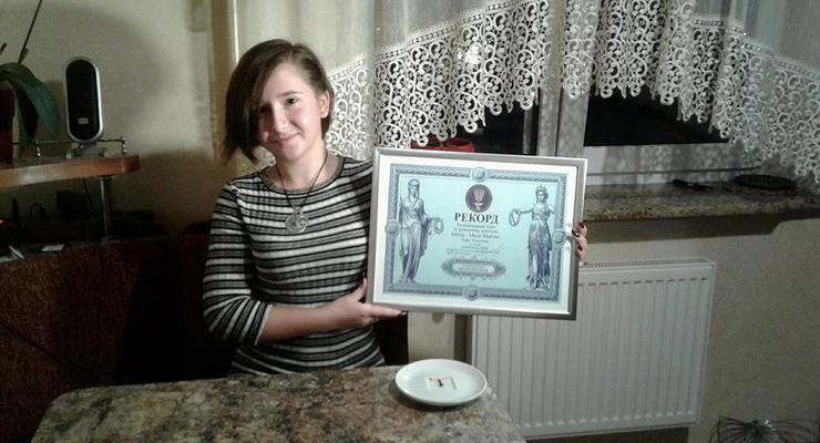 "Тортик для Дюймовочки": школьница установила рекорд