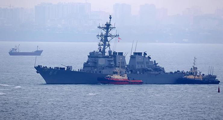 Американский эсминец Carney зашел в порт Одессы