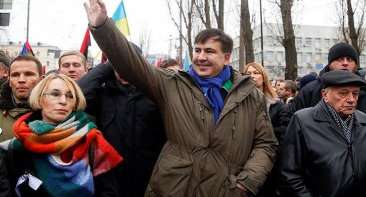 Саакашвили возобновит марши в Киеве с 21 января