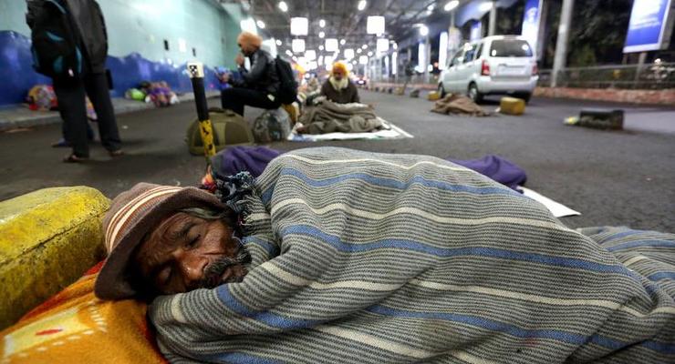 В Индии погибли более 40 человек от аномальных холодов
