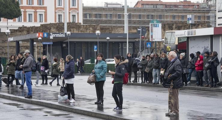 В Риме началась массовая забастовка работников транспорта