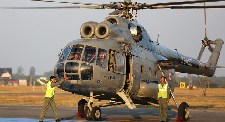 В Индии потерпел крушение вертолет, есть жертвы