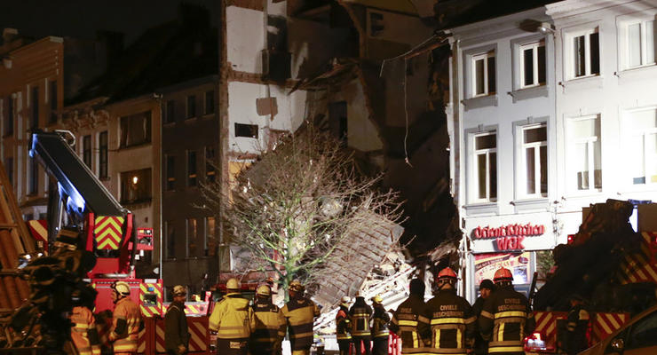 Взрыв дома в Бельгии: до 20 человек пострадали