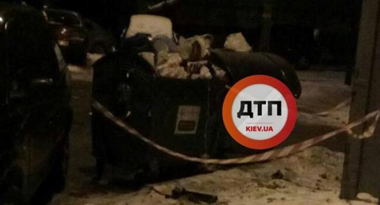 В Киеве в мусорном баке нашли боевой фугас
