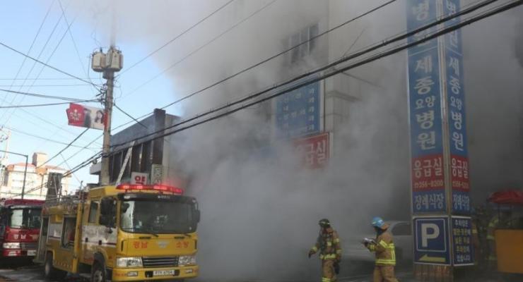 Пожар в больнице Южной Кореи: более 30 жертв