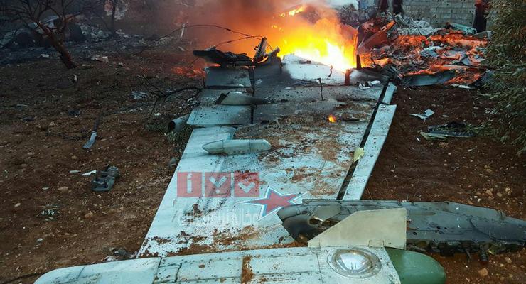 Как в Сирии сбили Су-25: видео падения и с места крушения