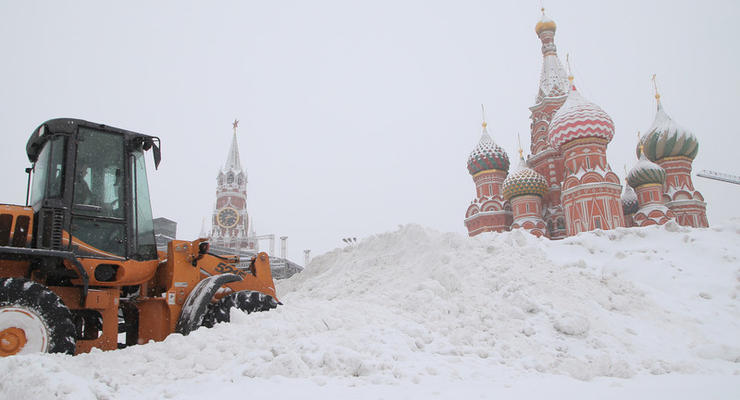 В Москве рекордный снегопад