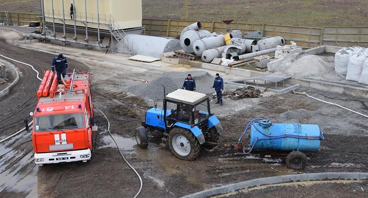 Пожар на маслозаводе под Николаевом тушили семь часов