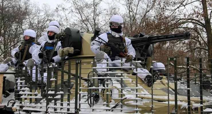 Минобороны показало учения десантников на Донбассе