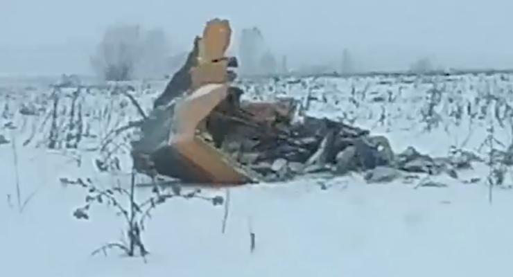 Крушение Ан-148 в России: видео с места авиакатастрофы