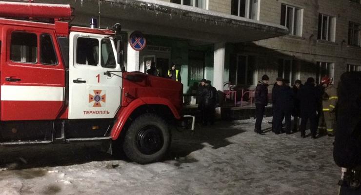В Тернополе горела детская больница: есть пострадавший