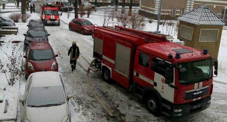 В Киеве горела больница