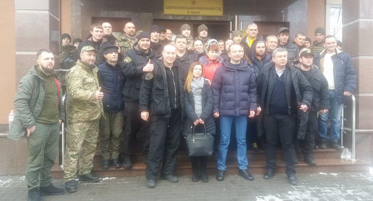 Стычки под судом в Киеве: задержанных отпустили