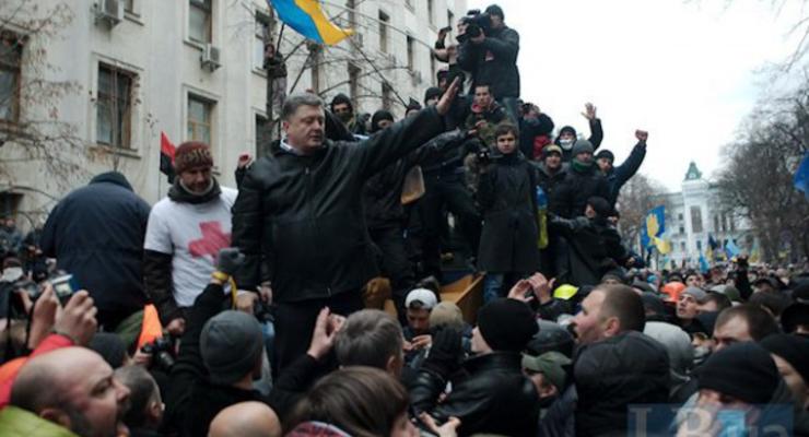 Порошенко заявил, что был на Майдане с первого до последнего дня
