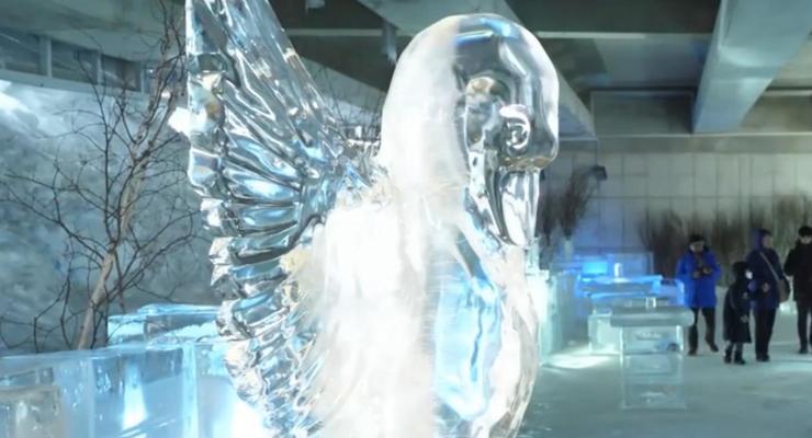 В Пхенчхане открыли фестиваль ледяных скульптур