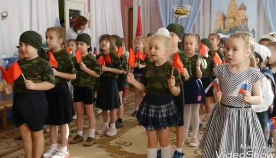 Ребенок в детсаде РФ: Вырасту и Донбассу послужу