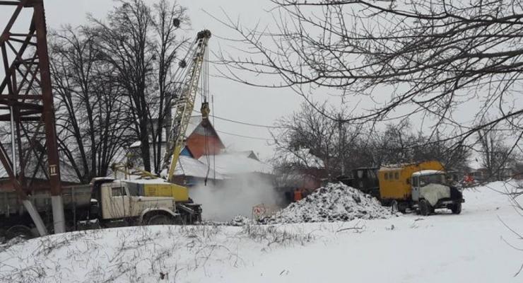 В Харькове на теплотрассе вновь произошла авария