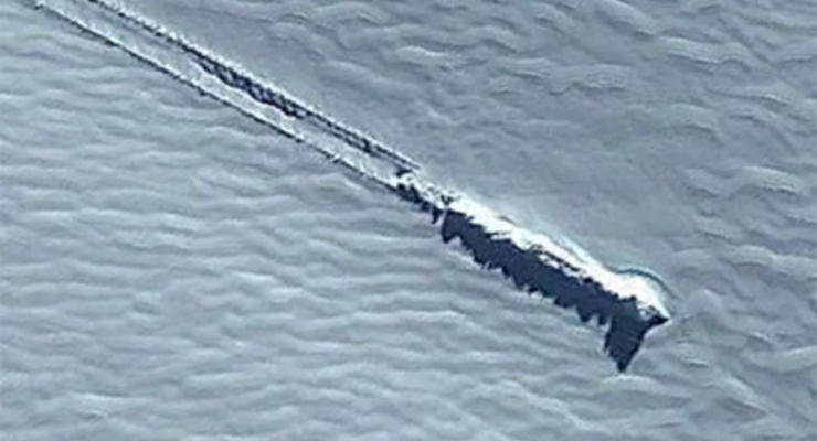 В Антарктиде обнаружили следы крушения НЛО