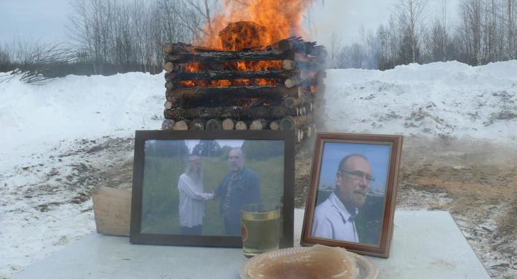 В России язычники сожгли покойника