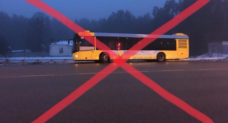 Бесплатный автобус в Бровары отменили из-за команды "сверху"
