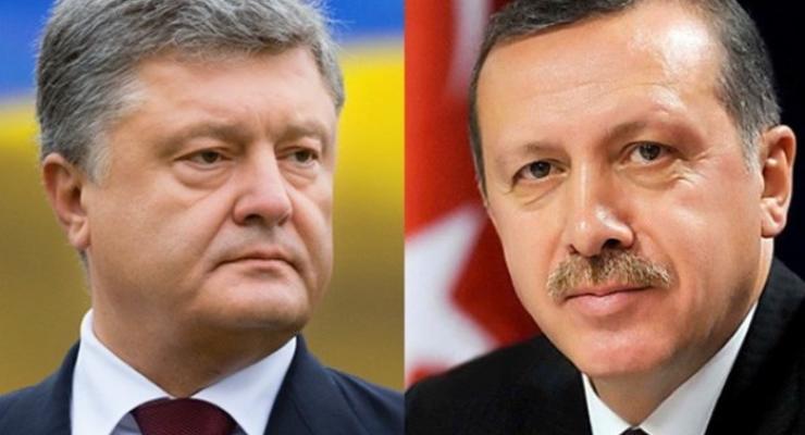 Порошенко попросил Эрдогана не признавать выборы в Крыму