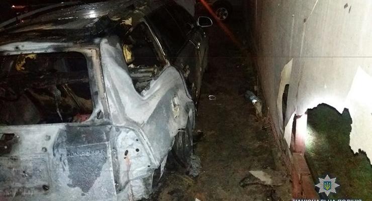 В Запорожской области взорвался Chevrolet