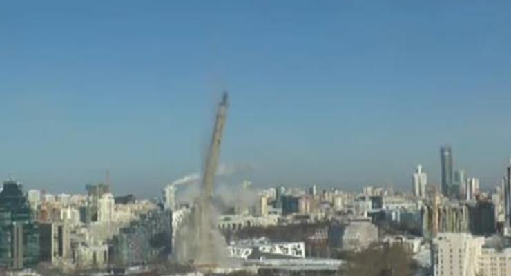 В России подорвали 230-метровую телебашню